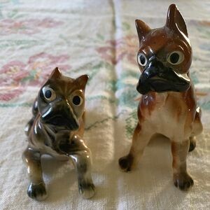 Boxer Dog VTG S&P Shakers